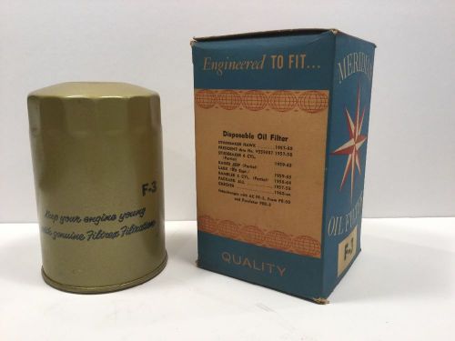 Vintage meridian f-3 oil filter