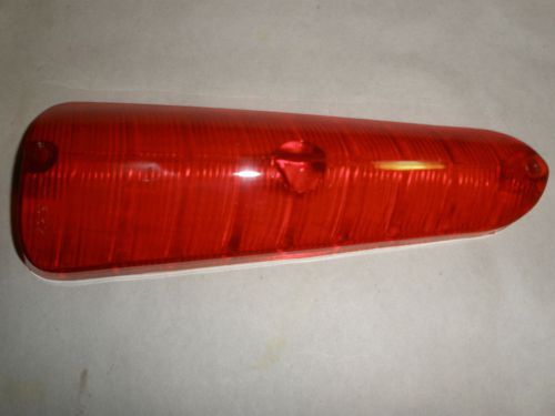 Vintage nors stop tail light lh lens 1960 plymouth 637 glo-brite usa sae-std-60