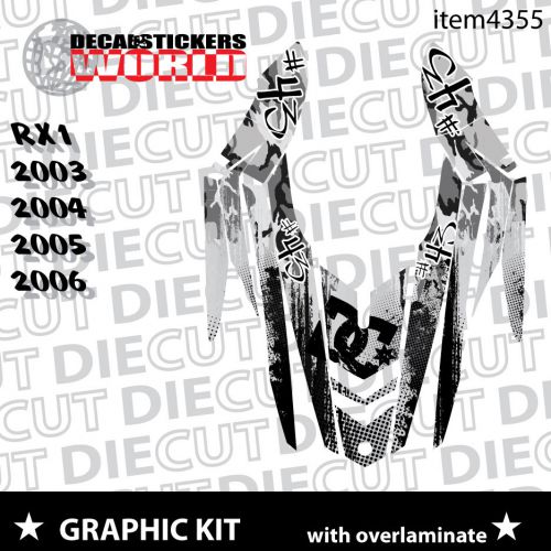 *new* snowmobile sled rx1 rx-1 03 to 06  wrap graphic decal sticker kit 4355
