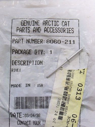 Nos arctic cat 8060-211 rivet tsl1000 tsl770 tsl640