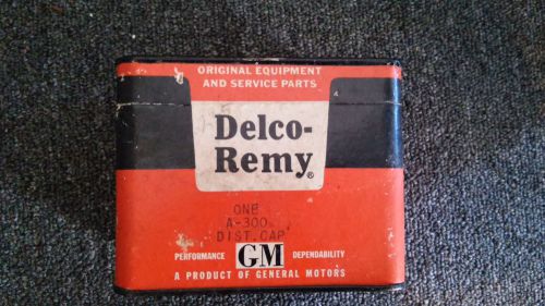 Vintage 1958 delco remy general motors a-300 distributor cap - new in sealed tin