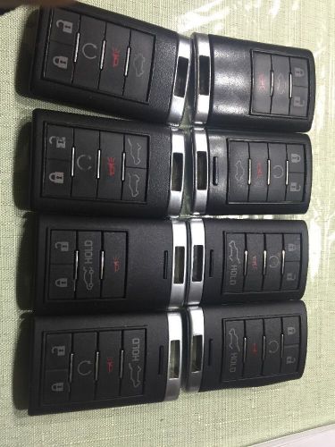 8 cadillac key fob keyless remote cts sts dts escalade lot of 8 used
