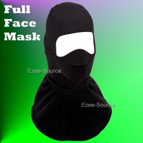Wholesale lot of 10pc motorcycle ski snowmobile black full face mask fleece