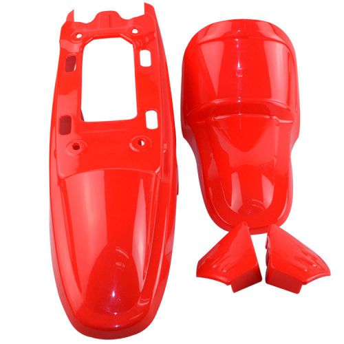 Red plastics motorcycle fender body kits for yamaha pw50 peewee 50