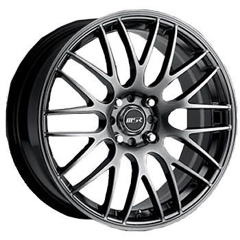 4578737 17x7 5x100 5x4.5 (5x114.3) wheels rims gray +42 offset alloy multi spoke