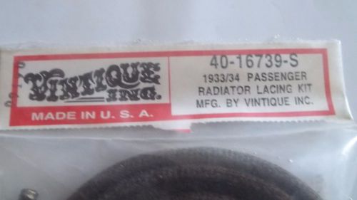 Vintique radiator lacing 33/34 passanger