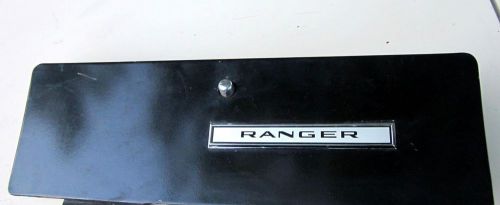 68/69/70/? ford f100/f150/f250/ black glove box door pickup/ with ranger  badge