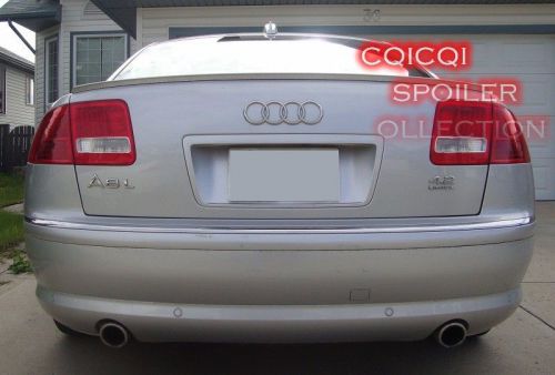 Painted trunk lip spoiler for 03~08 a8 4e sedan all color ◎