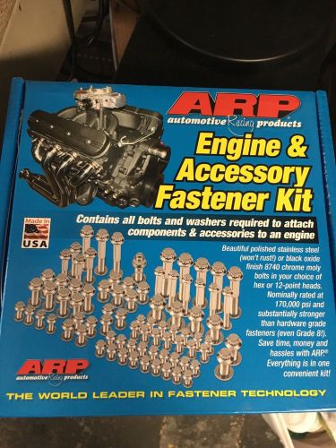 Arp engine &amp; accessory fastener kit 12pt head black oxide