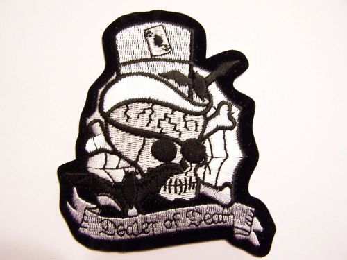 #0440 motorcycle vest patch dealer of death