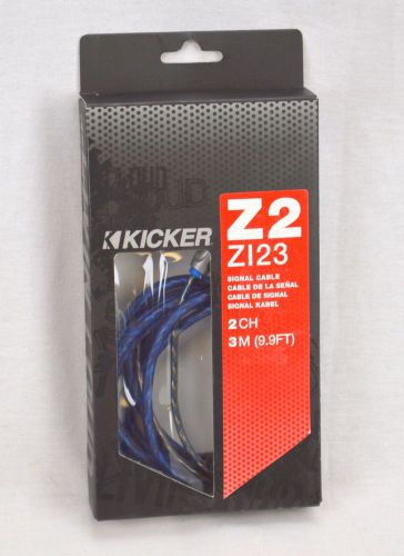 Kicker signal cable 2ch cable z123  3m ( 9.9 ft ) (br454-o1)