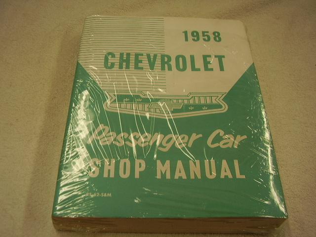 1958 chevrolet shop manual