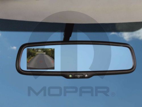 Genuine mopar accessory rear view camera system including monitor oe# 82213752ab
