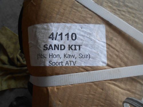Set of rear sand kit tires, 4/110, alloy rim