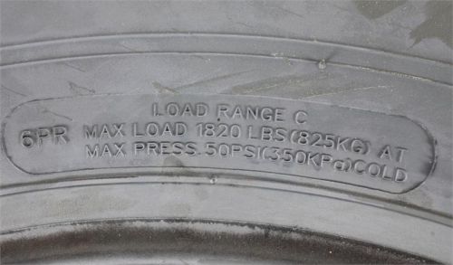 St205/75r15 load range c radial trailer tire - kenda loadstar - tr501
