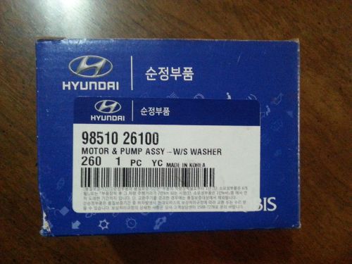Hyundai santa fe windshield washer motor/pump part #98510 26100 1pc genuine oem