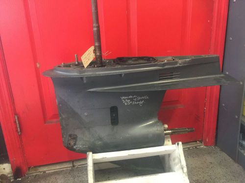 Yamaha 250hp 4 stroke lower unit, missing gear case components.