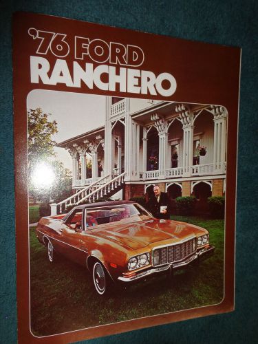 1976 ford ranchero sales brochure / original dealership folder