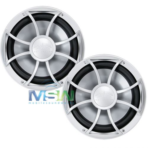 (2) wet sounds xs-10fa-s4 10&#034; marine free air infinite baffle subwoofers *pair*