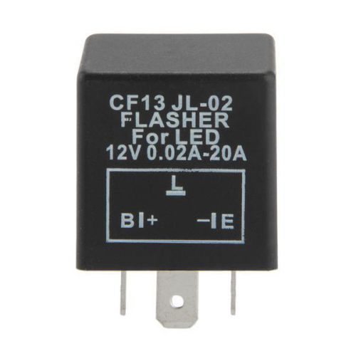 12v led flasher relay for car turn signals blinkers lights 3-pin 0.02 - 20a ble