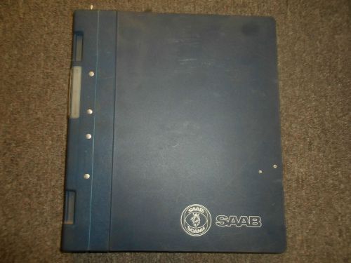 1985 88 90 92 1995 saab 9000 fuel and air induction system service manual oem