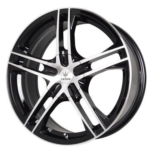 Verde protocol 16&#034; black wheel - machined face - 5x4.25&#034; or 5x4.5&#034; bolt pattern