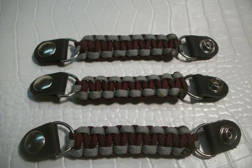 Vest extenders maroon &amp; grey para cord lightweight but strong!! by stitch