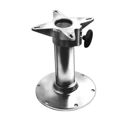 Garelick 75232 eez-in 360° swivel 18&#034; anodized fixed height seat base pedestal