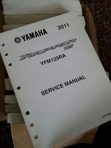 2011 yamaha raptor 125 yfm125ra atv service manual