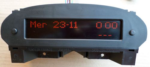 Peugeot 206 gti glx cc 4 bulb ecran multifunction radio clock display 9625097880