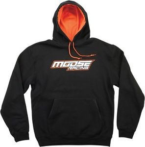 Moose racing velocity 2017 mens hoodie black/white/orange