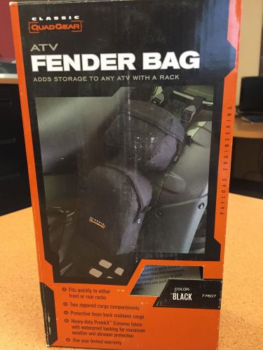 Atv fender bag by classic quad gear black