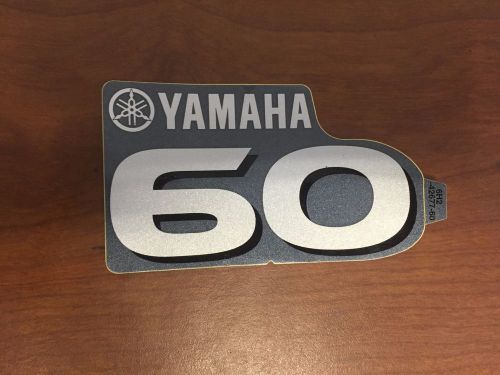 Yamaha sticker 60 hp outboard