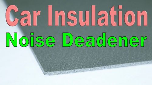 Sound deadener for car. insulation. noise killer 8 mats (32.2 sq ft)
