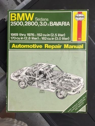 Haynes auto repair manual. bmw 2500, 2800, 3.0, bavaria