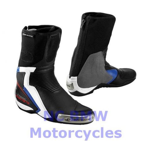 Bmw genuine motorcycle doubler riding racing boots black / blue size 44