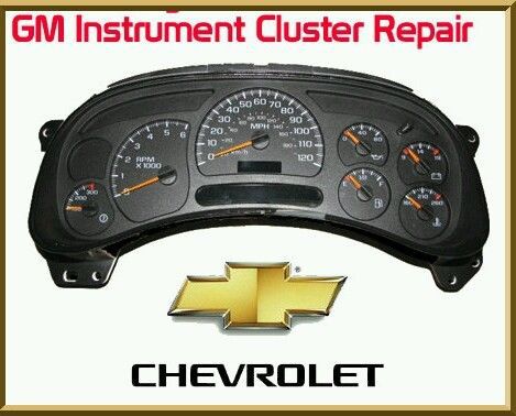 03-06 repair service gm chevy silverado instrument cluster gauge stepper motor