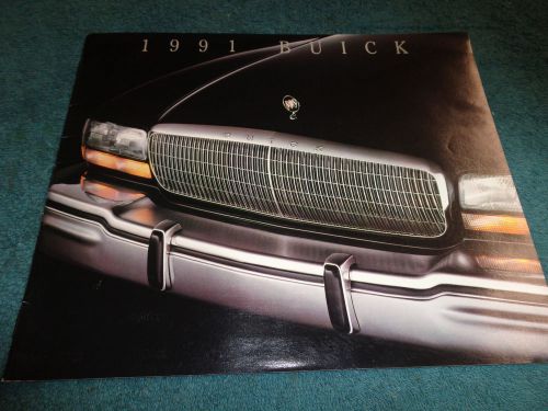 1991 buick dealer showroom sales catalog orig. brochure reatta riviera gs &amp; more