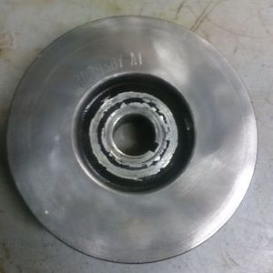 Gm #3829387-ai alt pulley deepgroove chevy high performance used painted