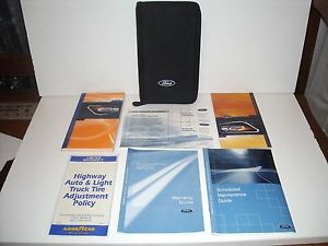 2003 ford mustang oem owner&#039;s guide w/ supplements &amp; case