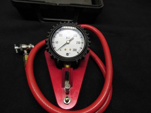 Longacre racing shock inflation gas fill tool gauge schrader valve