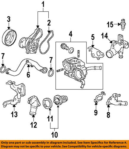 Honda oem 37870-plc-004 engine coolant temperature sensor