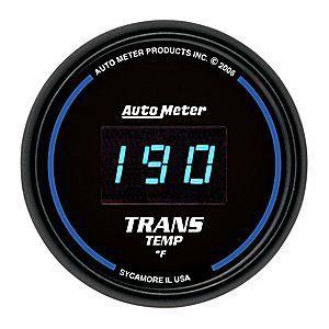 Autometer cobalt digi series-2-1/16 trans temp gauge 0 deg to 340 deg f 6949