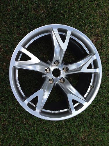 Nissan 370z 19" x 10" 2009-2012 rays forged factory oem rear stock wheel rim