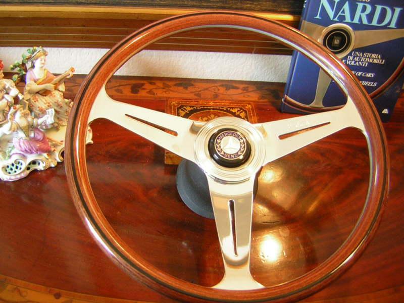 Mercedes amg 500 sec 560 sec nardi wood steering wheel 15.3" new