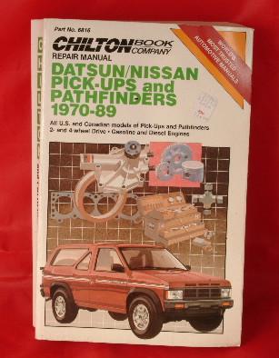 Datsun nissan 1970-1989  pathfinder pickup 4 wd truck repair manual,chilton 6818