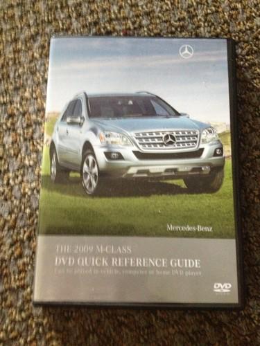 2009 mercedes benz ml class quick reference guide cd dvd new