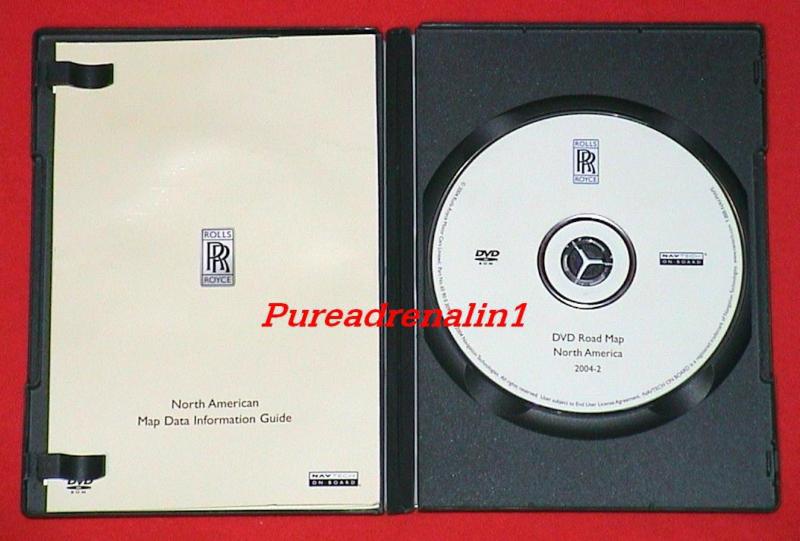 04 2005 2006 rolls royce phantom rwd sedan 6.8l v12 navigation cd dvd us canada 