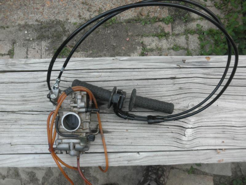 Carburetor throttle grips new cables yz426f yz459f yz 450