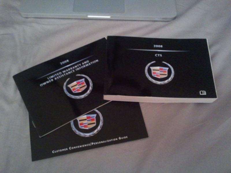 2008 cadillac cts owners manual , warranty , convenience guide